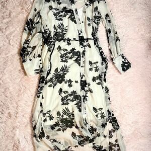 Floral‎ Sheer Whimsy Artistic Indie Goddess Ballet Core Fairy Core Layered Dress